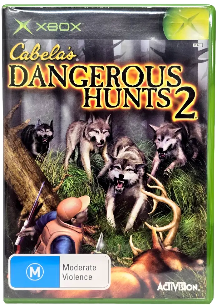 Cabela's Dangerous Hunts 2 Xbox Original Pal *No Manual* (Pre-Owned) 1