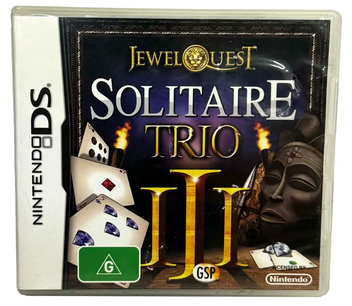 Jewel Quest Solitaire Trio Iii Nintendo Ds 3Ds Game *Complete* (Preowned) 1