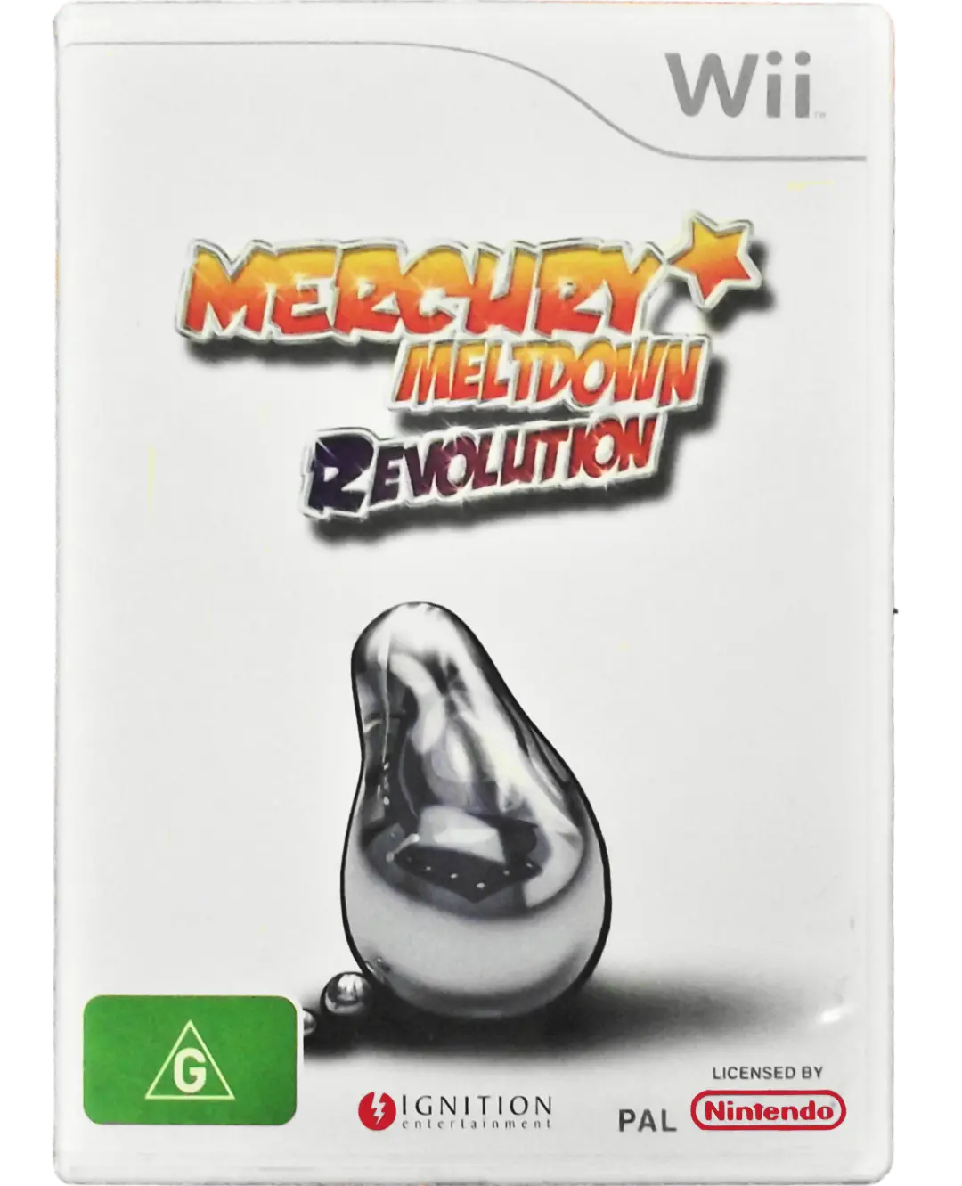 Mercury Meltdown Revolution Nintendo Wii Pal *Complete* Ex Rental (Pre-Owned) 1