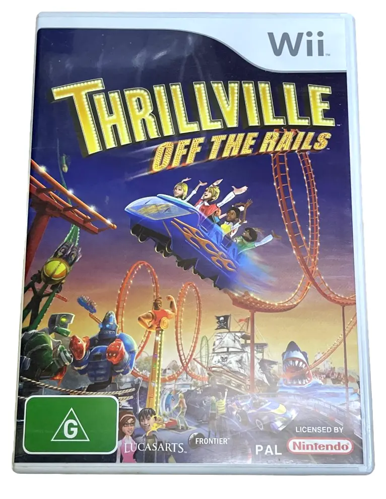 Thrillville Off The Rails Nintendo Wii Pal *Complete*  (Pre-Owned) 1