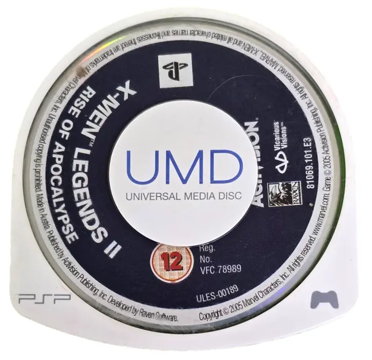 X-Men Legends Ii Rise Of Apocalypse Psp Game Disc Only (Preowned) 1