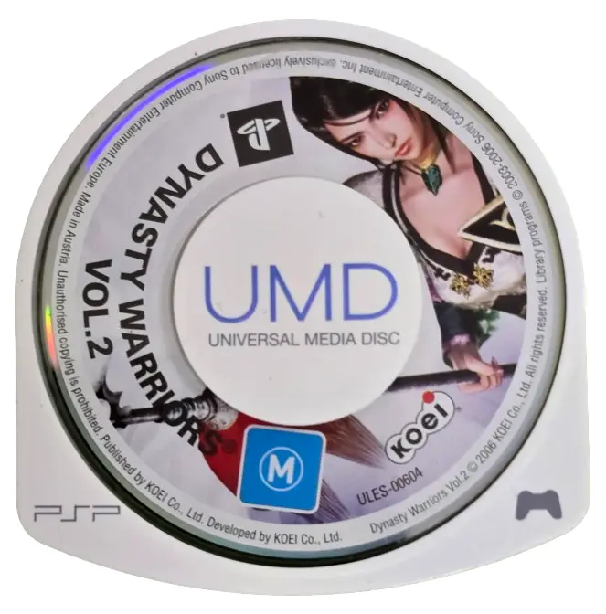 Dynasty Warriors Vol.2 Sony Psp Game Disc Only (Preowned) 1