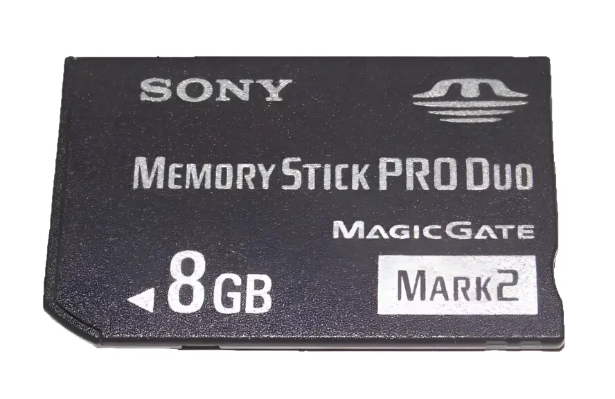 Sony 8Gb Sony Psp Memory Stick Pro Duo Mark 2 Memory Card Camera Cybershot (Preowned) 1