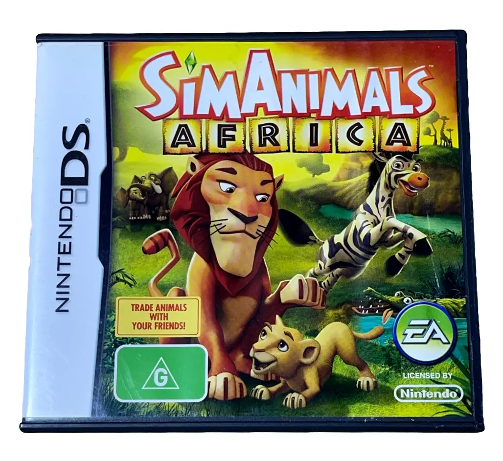 Sim Animals Africa Nintendo Ds 2Ds 3Ds Game *Complete* (Preowned) 1