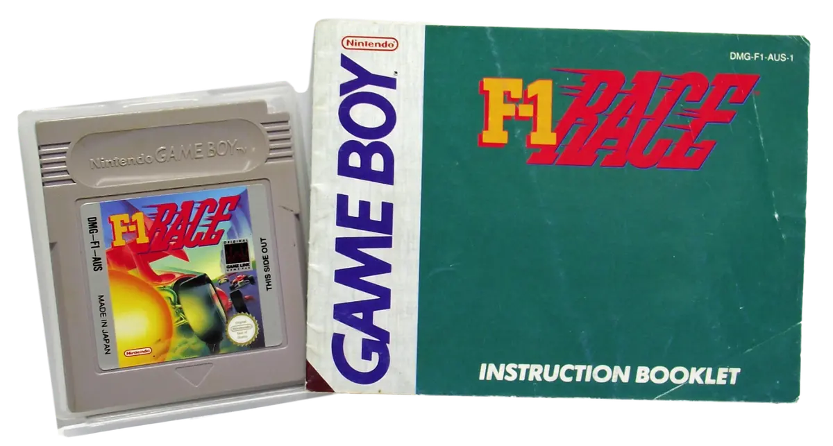 F1 Race Nintendo Gameboy *Game And Manual* 1