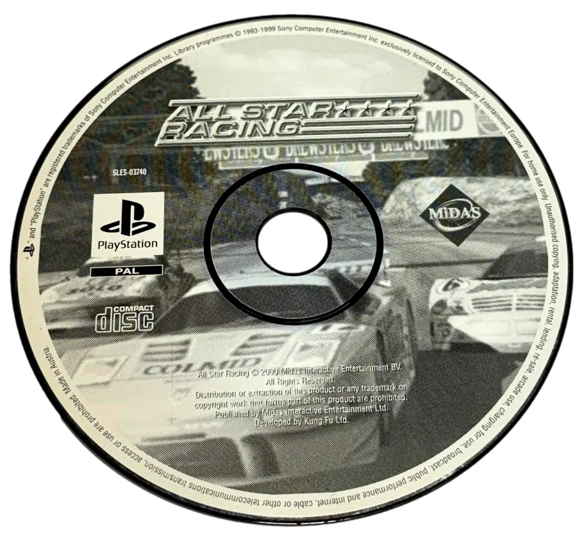 All Star Racing Ps1 Ps2 Ps3 Pal *Disk Only* (Preowned) 1