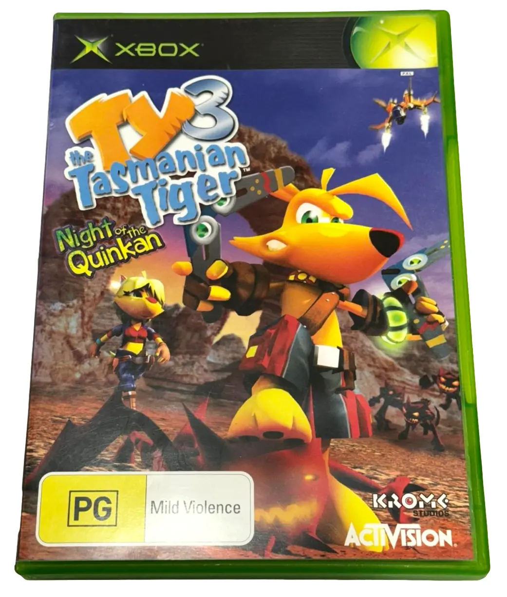 Ty 3 The Tasmanian Tiger Night Of The Quinkan Xbox Original Pal *No Manual* (Pre-Owned) 1
