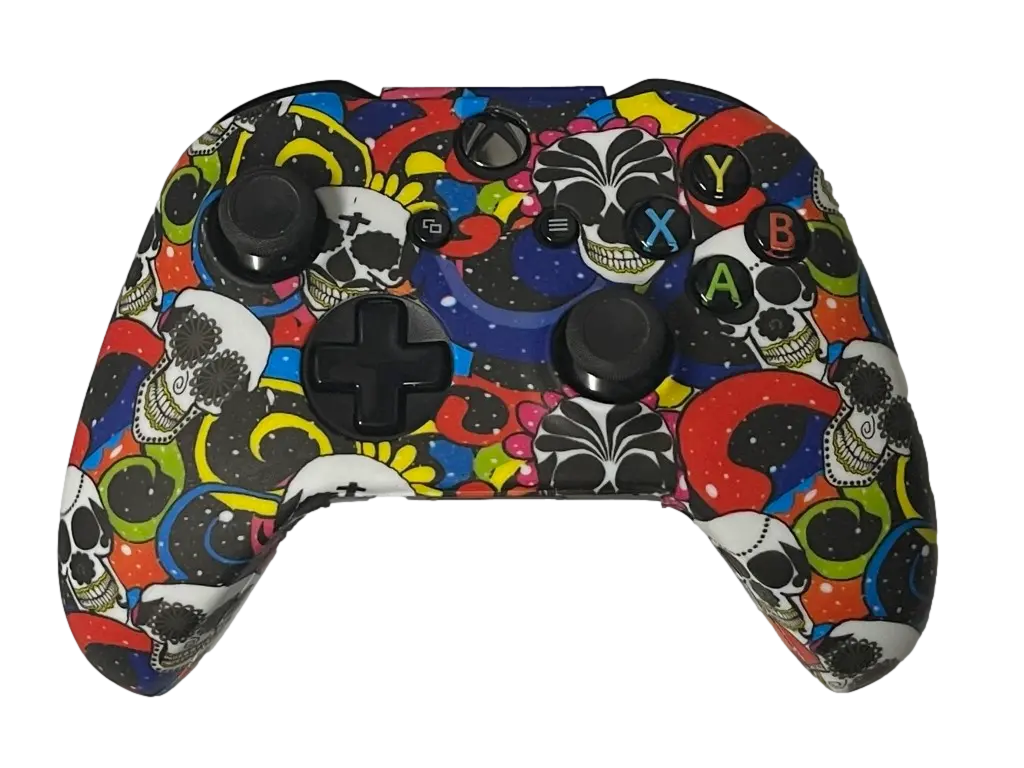 Silicone Cover For Xbox One Controller Skin - Large Sugar Skulls 1