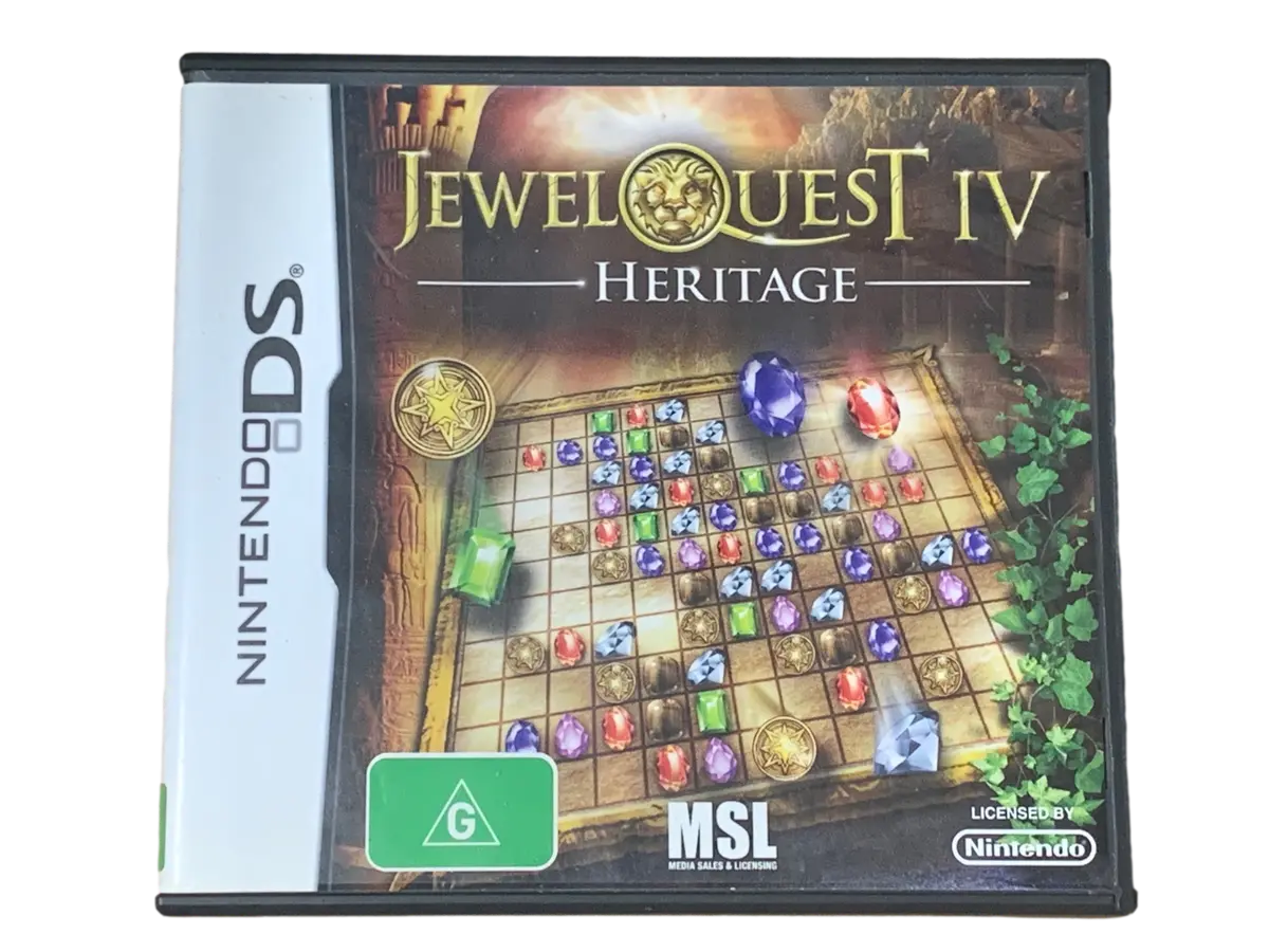 Jewel Quest Iv Heritage Ds 2Ds 3Ds Game *Complete* (Pre-Owned) 1