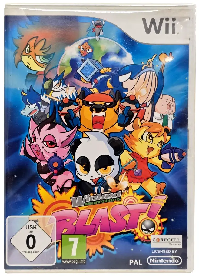 Wicked Monsters Blast Nintendo Wii Pal *Complete* (Preowned) 1