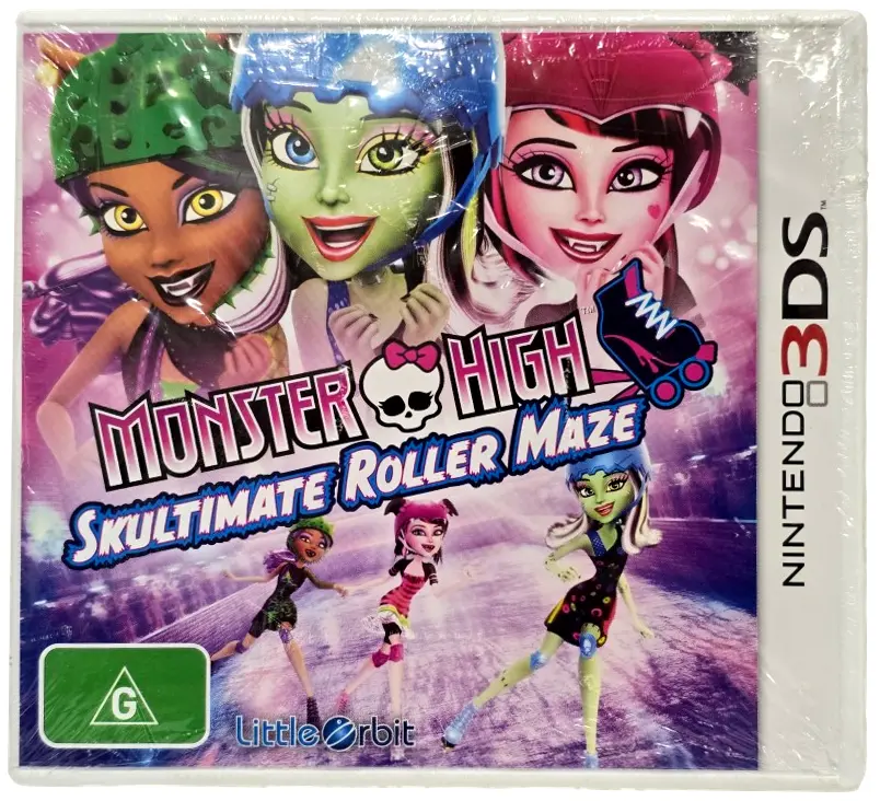 Monster High Skultimate Roller Maze Nintendo 2Ds 3Ds Game *Sealed* 1