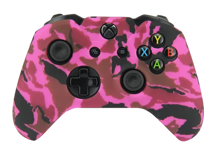 Silicone Cover For Xbox One Controller Skin Case Hot Pink Camo 1