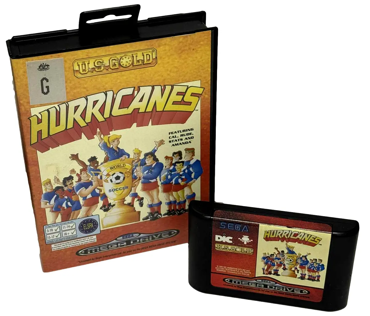 Hurricanes Sega Mega Drive *No Manual* (Preowned) 1