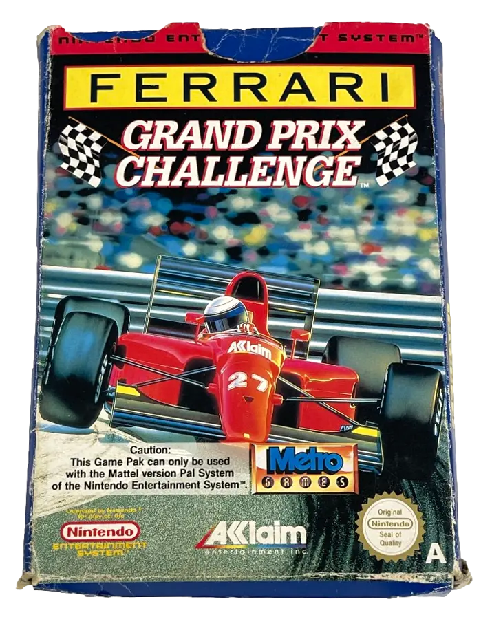Ferrari Grand Prix Challenge Nintendo Nes Boxed Pal *No Manual* (Preowned) 1