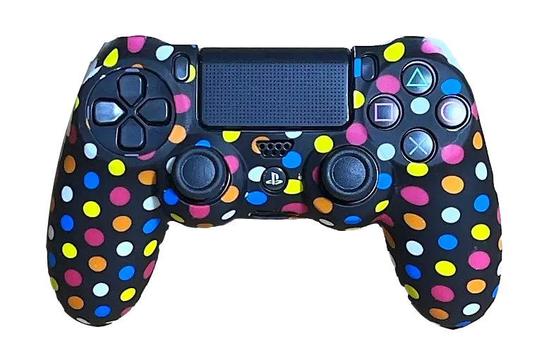 Silicone Cover For Ps4 Controller Case Skin  Polka Dots 1