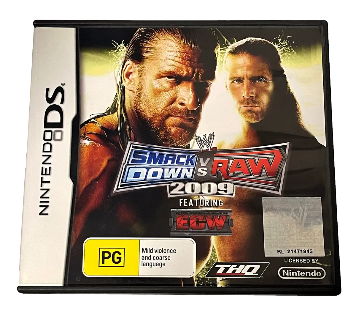 Smackdown Vs Raw 2009 Nintendo Ds 2Ds 3Ds Game *Complete* (Pre-Owned) 1