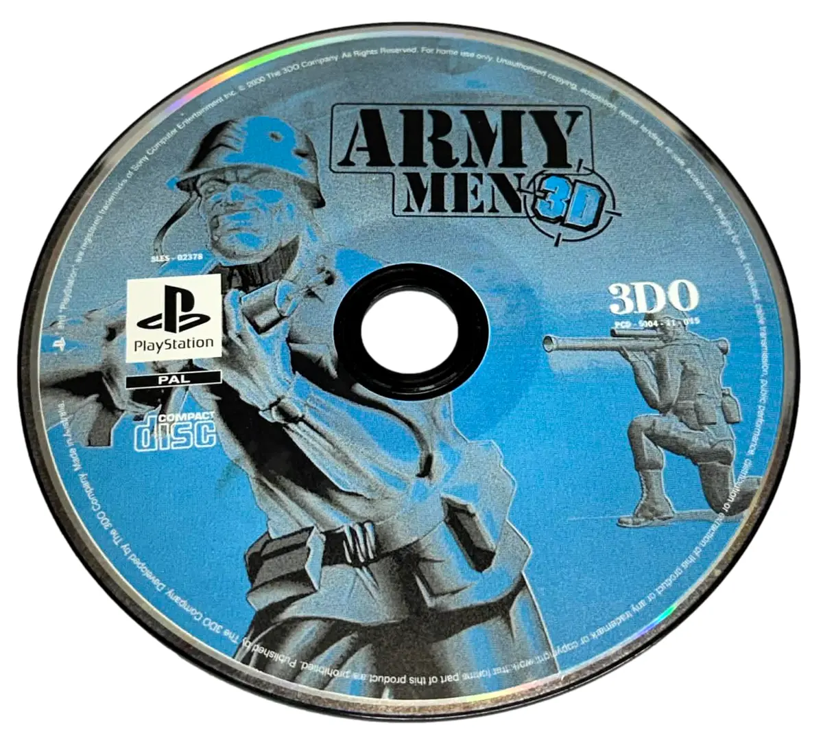 Army Men 3D Ps1 Ps2 Ps3 Pal *Disk Only* (Preowned) 1