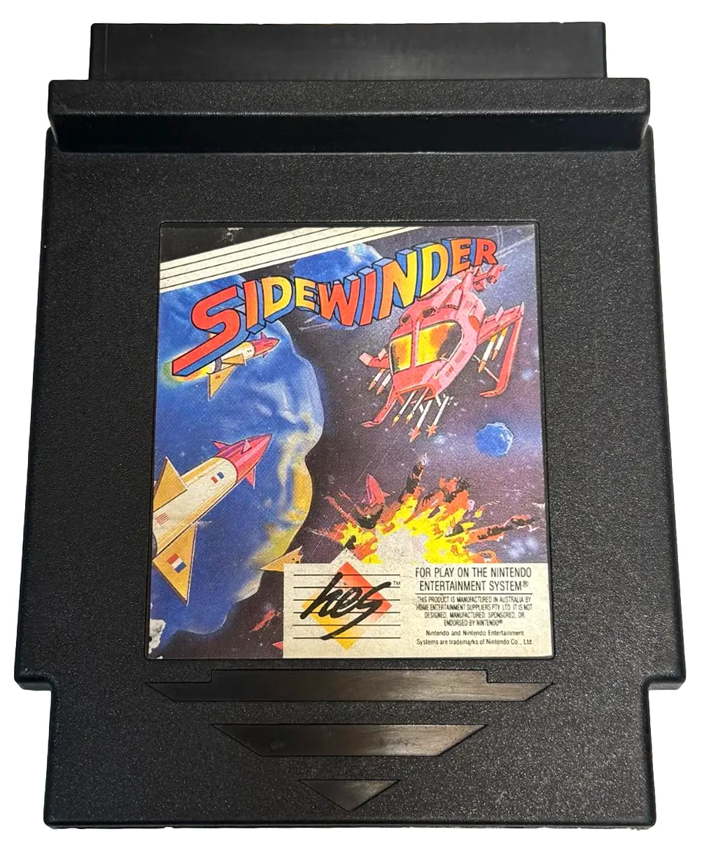 Sidewinder Nintendo Nes Hes Piggy Back Version #4 (Preowned) 1