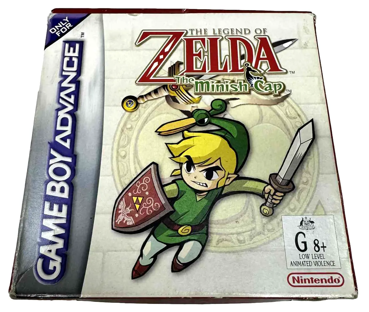 The Legend Of Zelda The Minish Cap Nintendo Gameboy Advance *No Manual* Boxed (Preowned) 1