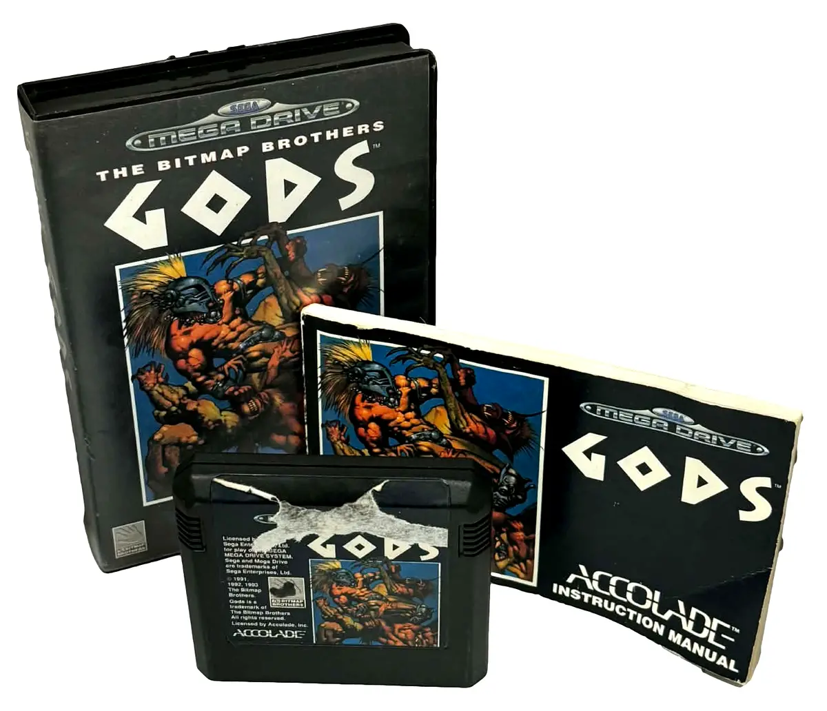 Gods Sega Mega Drive *Complete* (Preowned) 1