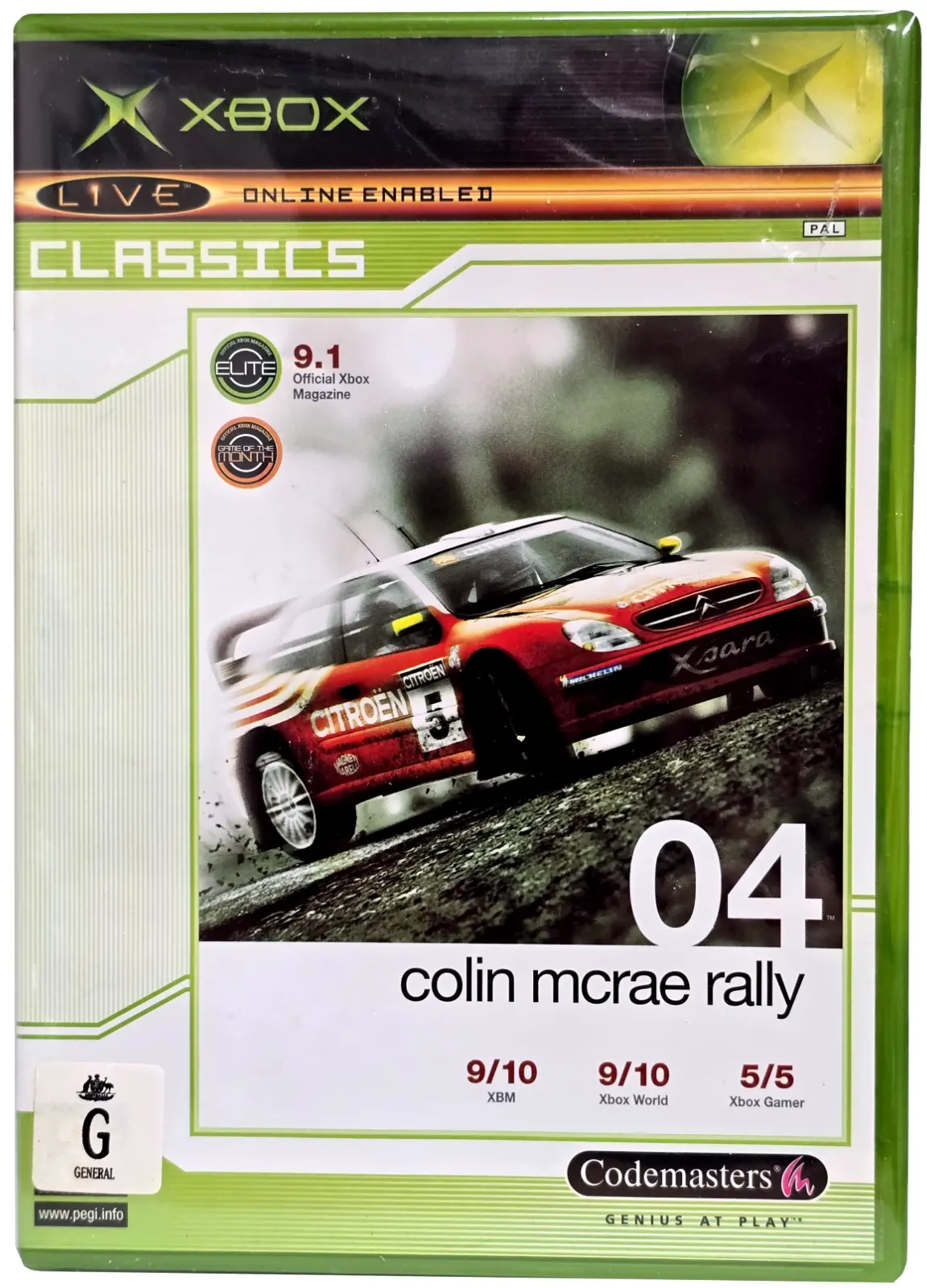 Colin Mcrae Rally 04 Xbox Original (Classics) Pal *Complete* (Preowned) 1