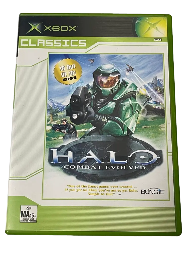 Halo Combat Evolved Xbox Original Pal (Classics) *No Manual* (Preowned) 1