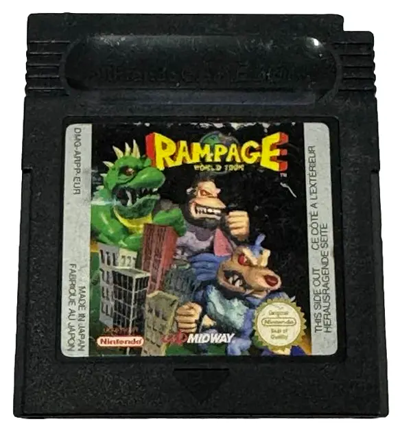 Rampage World Tour Nintendo Gameboy *Cartridge Only* (Preowned) 1