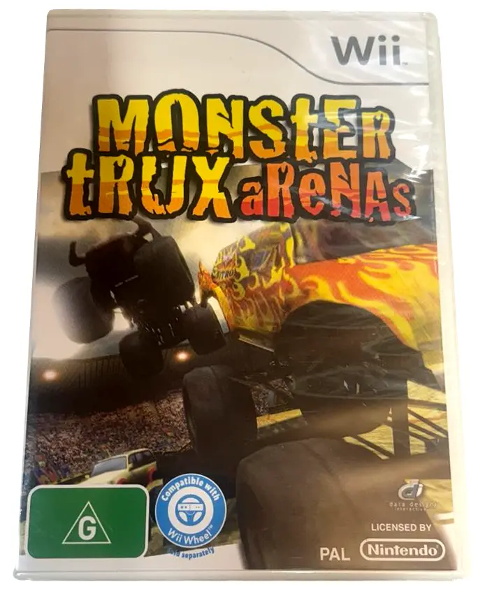 Monster Trux Arenas Nintendo Wii Pal *New Sealed* 1