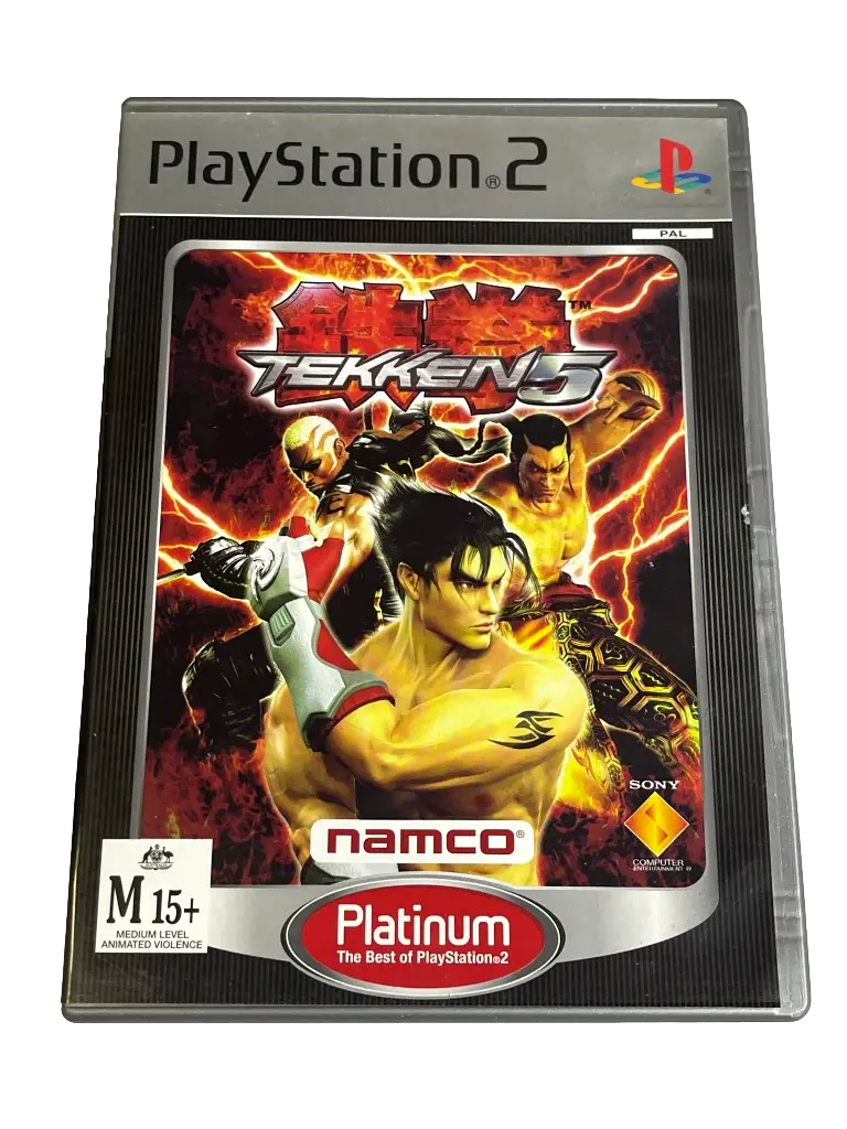 Tekken 5 (Platinum) Ps2 Pal *Complete*  (Preowned) 1
