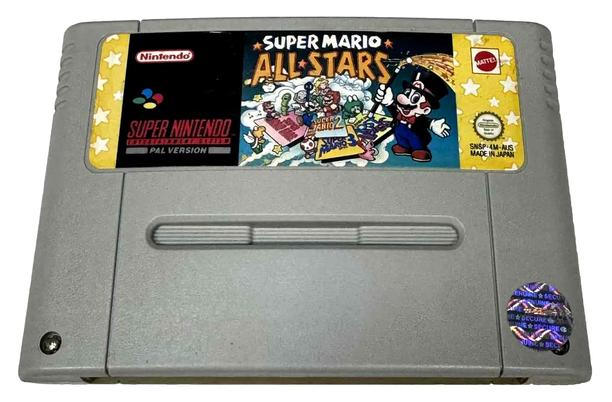 Super Mario All-Stars Super Nintendo Snes Pal *New Save Battery* #3 (Preowned) 1