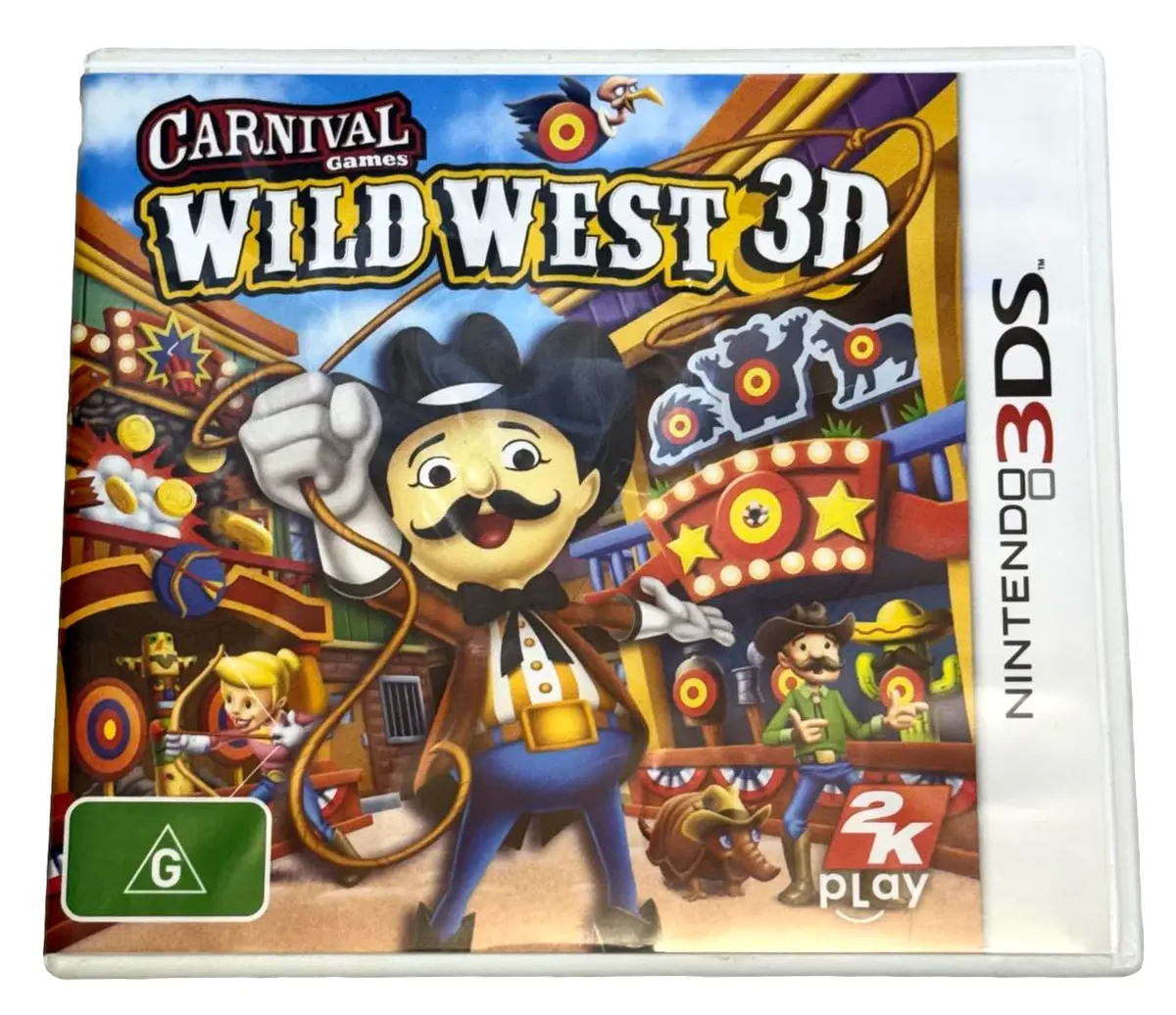 Carnival Games Wild West 3D Nintendo 3Ds 2Ds 1