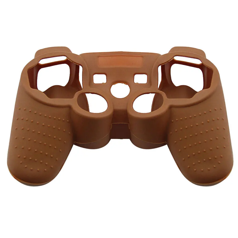 Silicone Cover For Ps3 Controller Skin Case Coffee 1