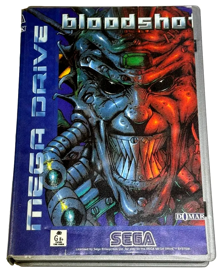 Bloodshot Sega Mega Drive Pal *No Manual* Silver Edition (Preowned) 1