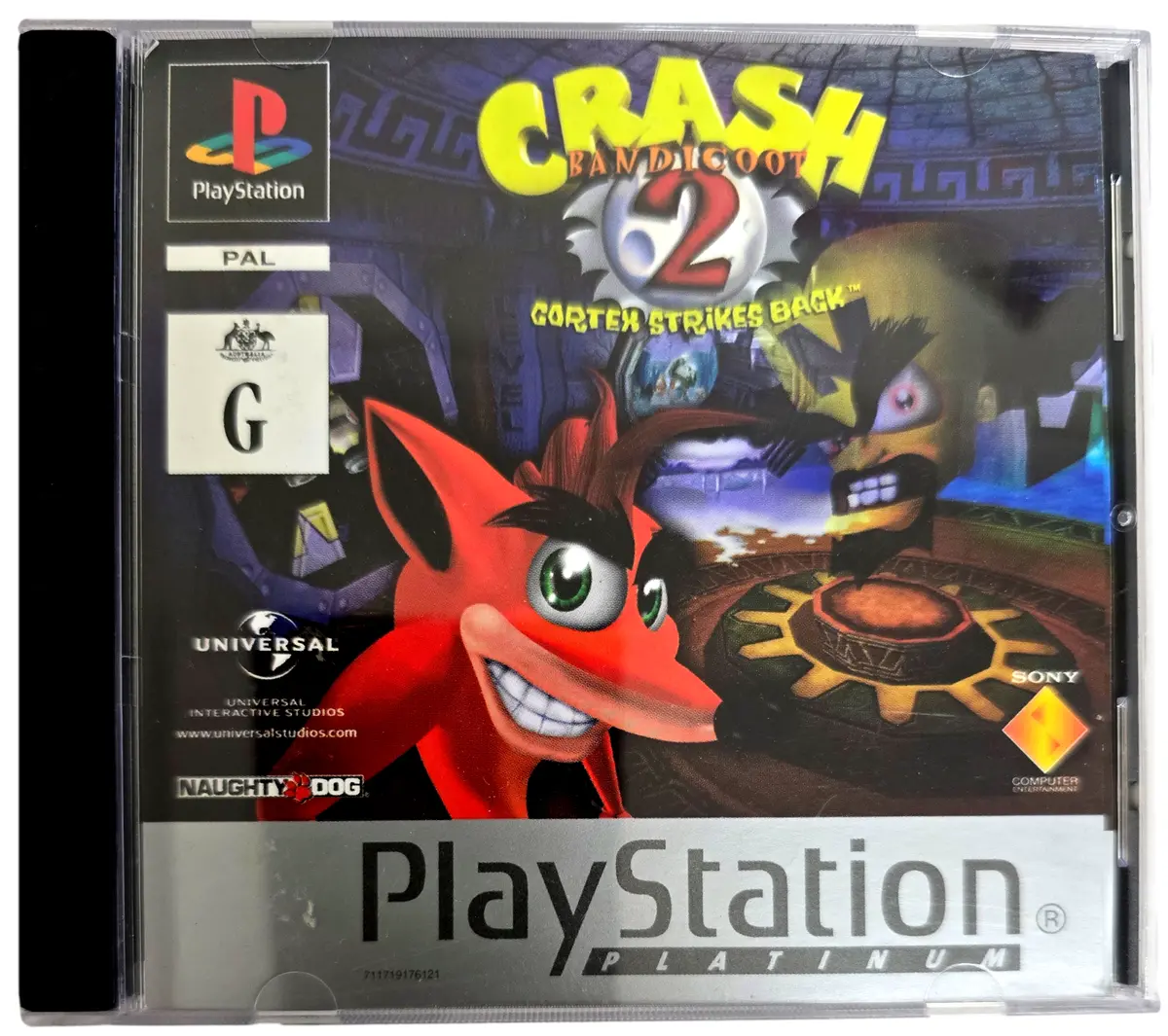 Crash Bandicoot 2 Cortex Strikes Back (Platinum) Ps1 Ps2 Ps3 Pal *Complete* (Preowned) 1