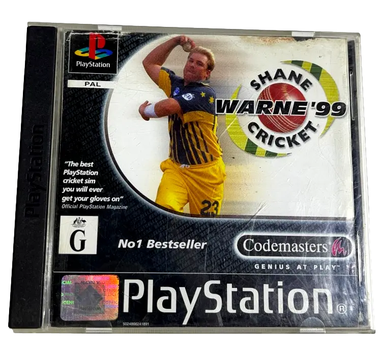 Shane Warne Cricket '99 Ps1 Ps2 Ps3 Pal *Complete* Value Series #2 (Preowned) 1