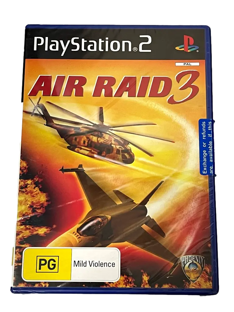 Air Raid 3 Ps2 Pal Brand New *Factory Sealed* 1