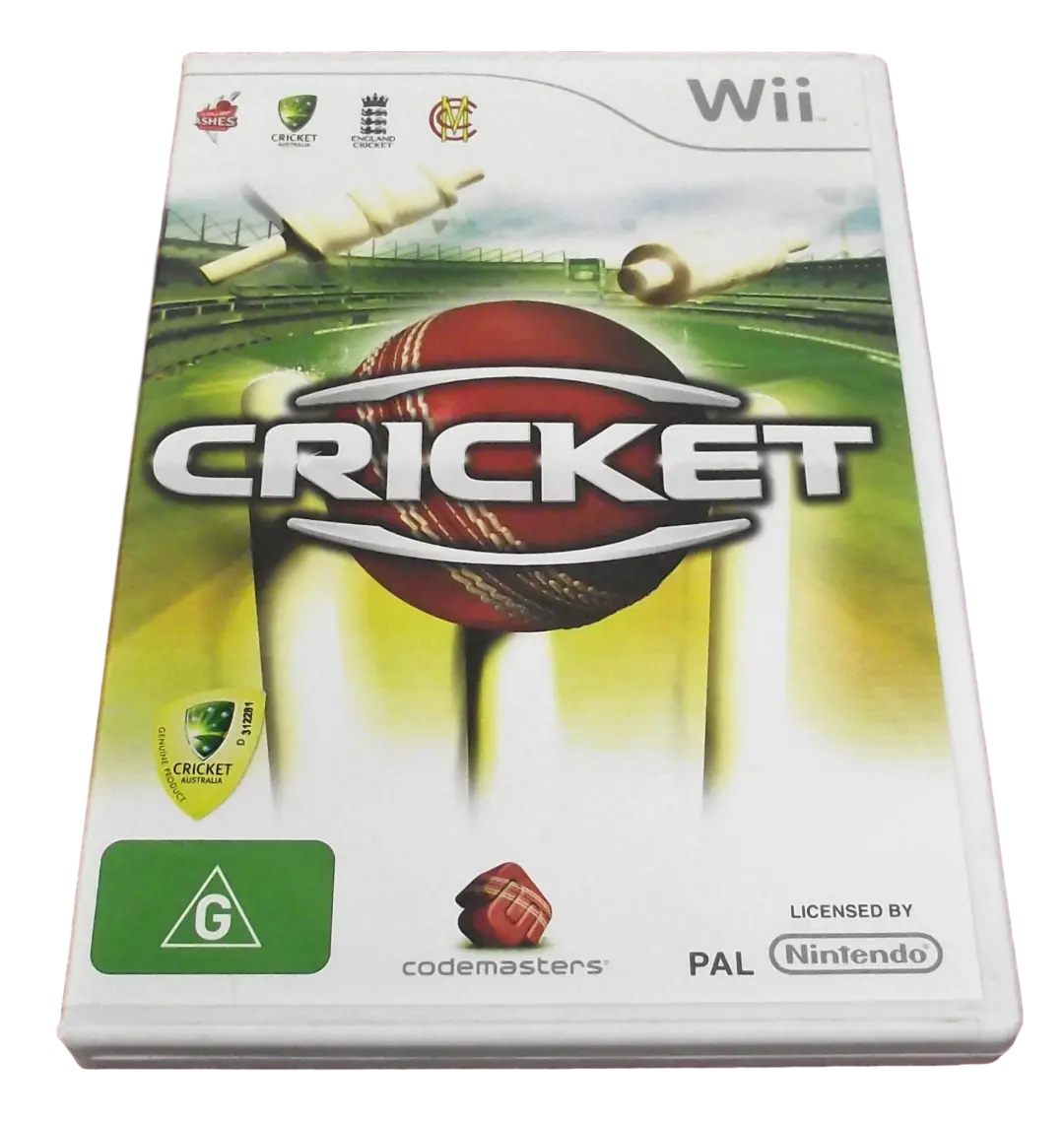Cricket Nintendo Wii Pal *No Manual*  (Preowned) 1