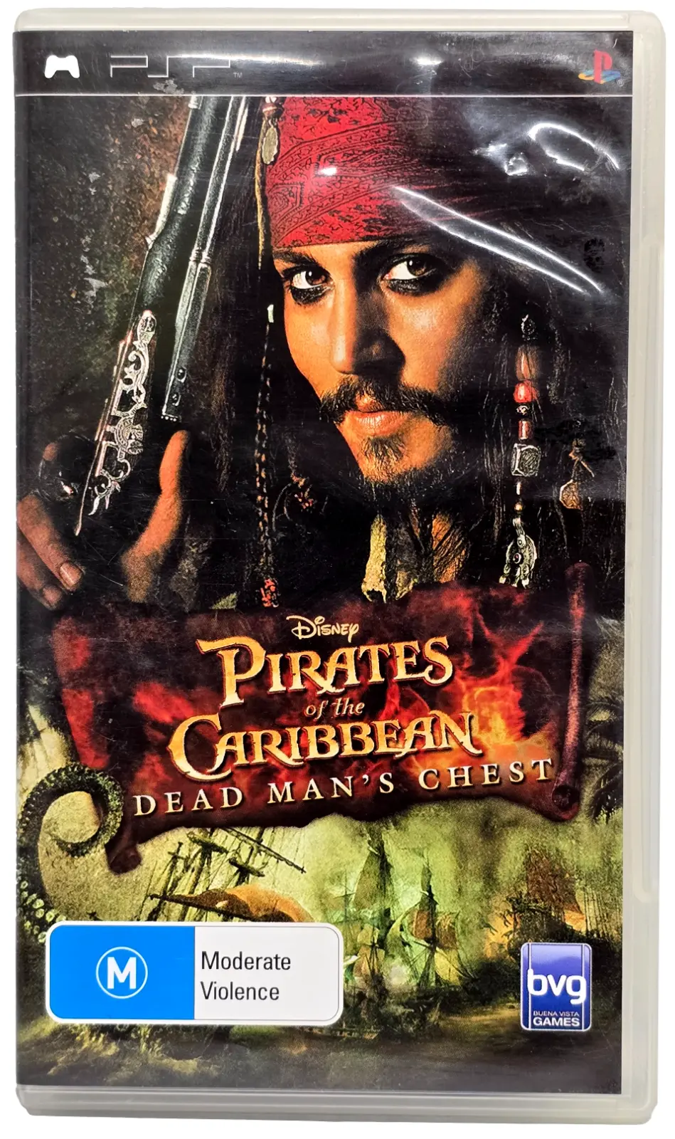 Pirates Of The Caribbean Dead Man's Chest Sony Psp Game (Preowned) 1