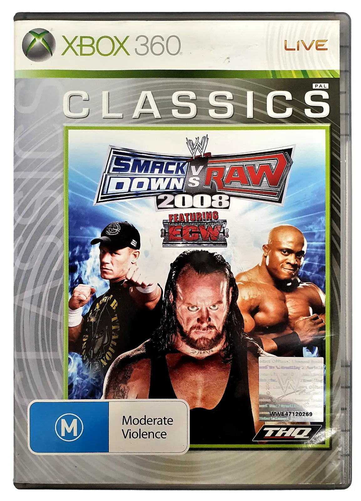 Smackdown Vs Raw 2008 Microsoft Xbox 360 Pal (Preowned) 1