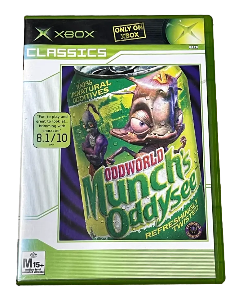 Oddworld Munch's Oddysee Xbox Original (Classics) Pal *No Manual* (Pre-Owned) 1