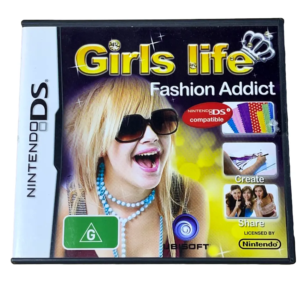 Girls Life: Fashion Addict Nintendo Ds 2Ds 3Ds Game *Complete* (Pre-Owned) 1