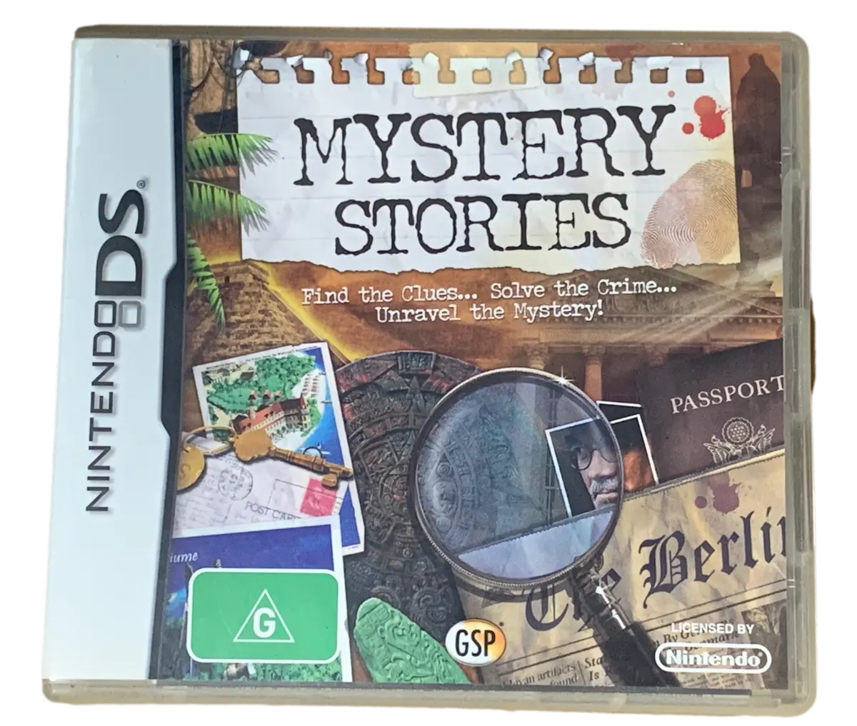 Mystery Stories Ds 2Ds 3Ds Game *Complete* (Pre-Owned) 1