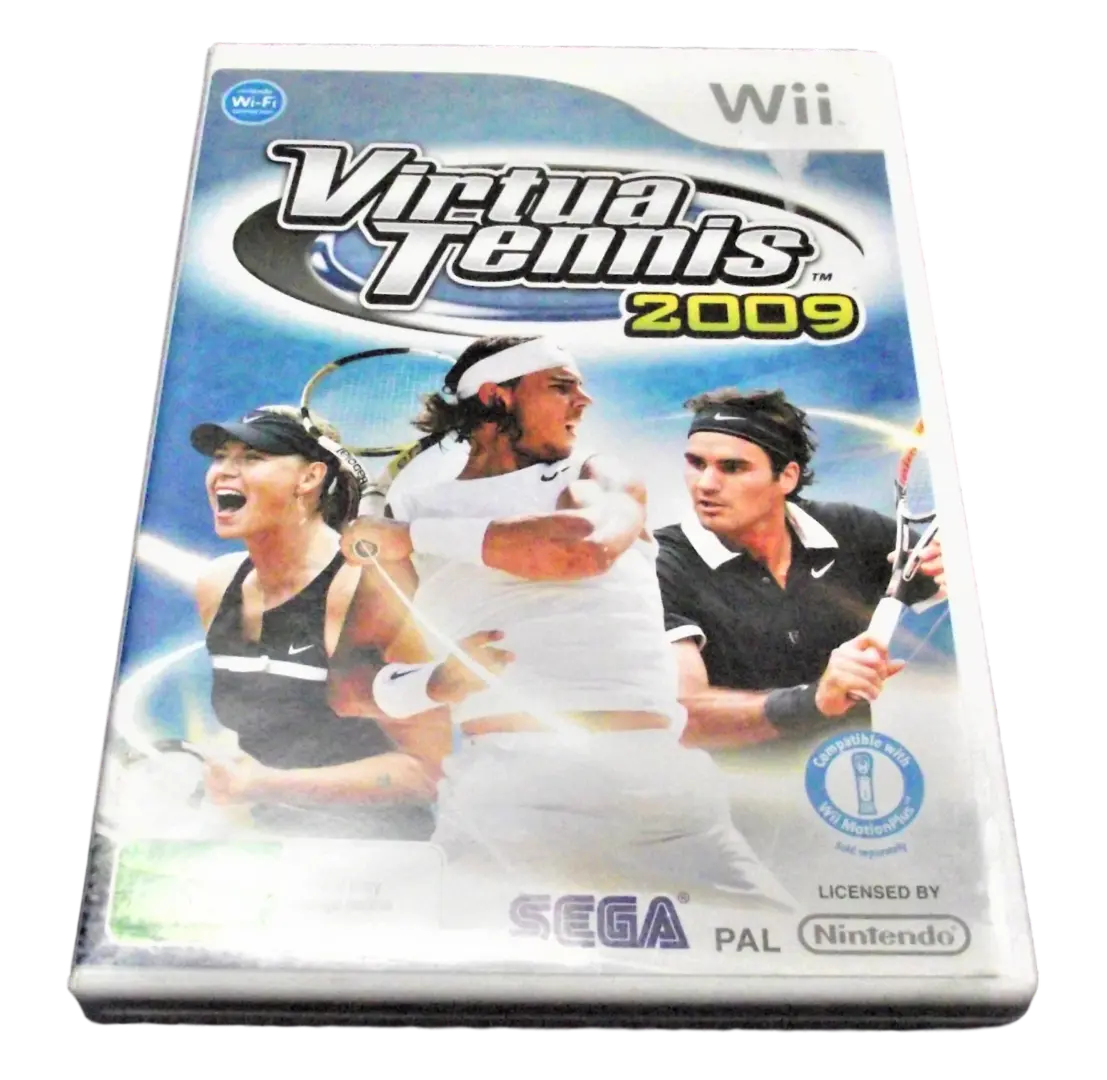 Virtua Tennis 2009 Nintendo Wii Pal *Complete* (Pre-Owned) 1