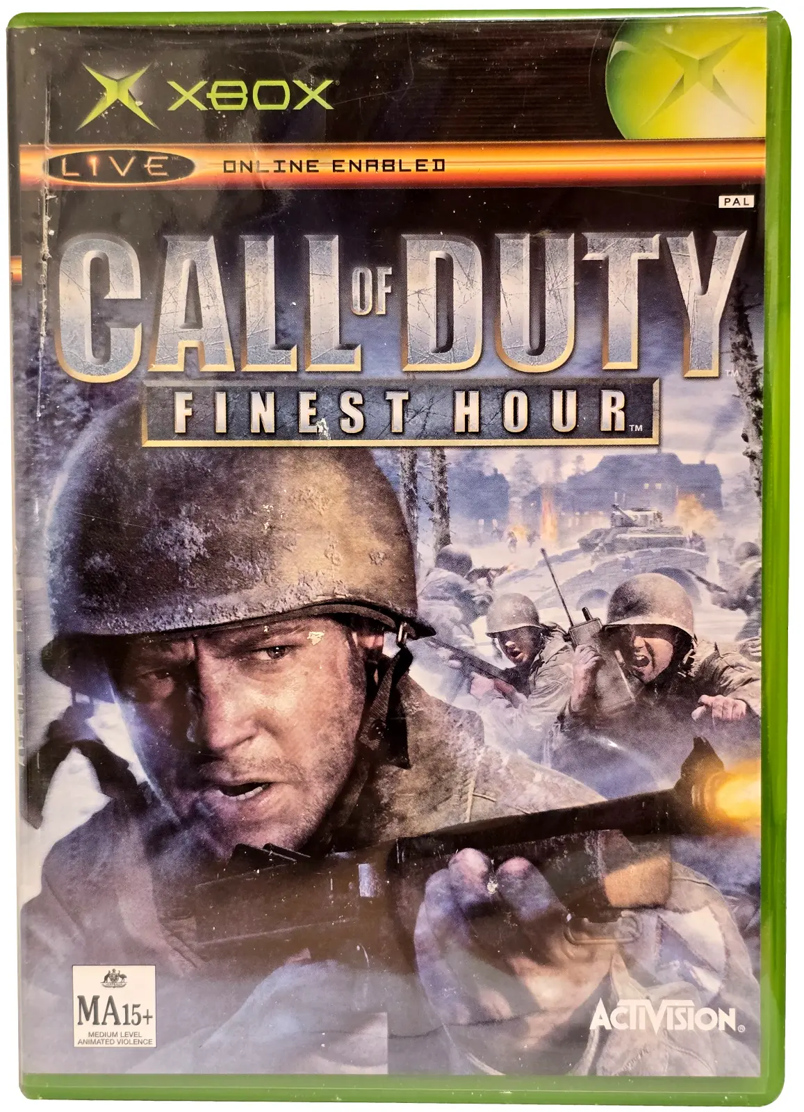 Call Of Duty Finest Hour Xbox Original Pal *Complete* (Preowned) 1