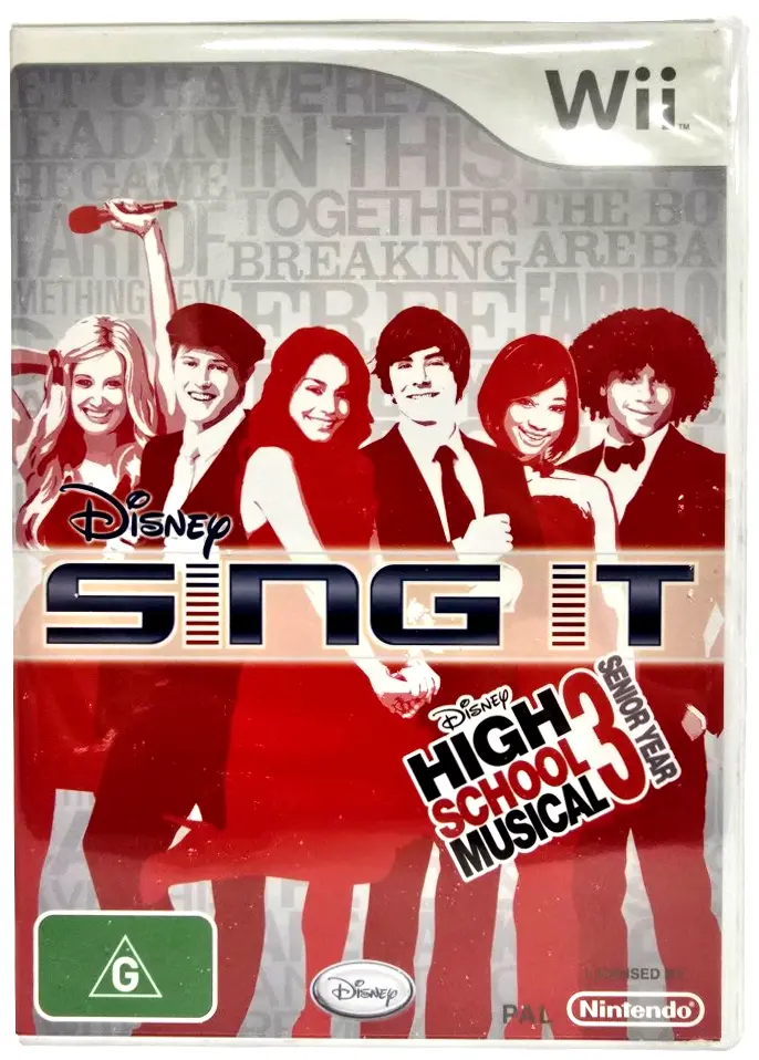 Disney High School Musical 3 Senior Year Nintendo Wii Pal *No Manual* (Preowned) 1