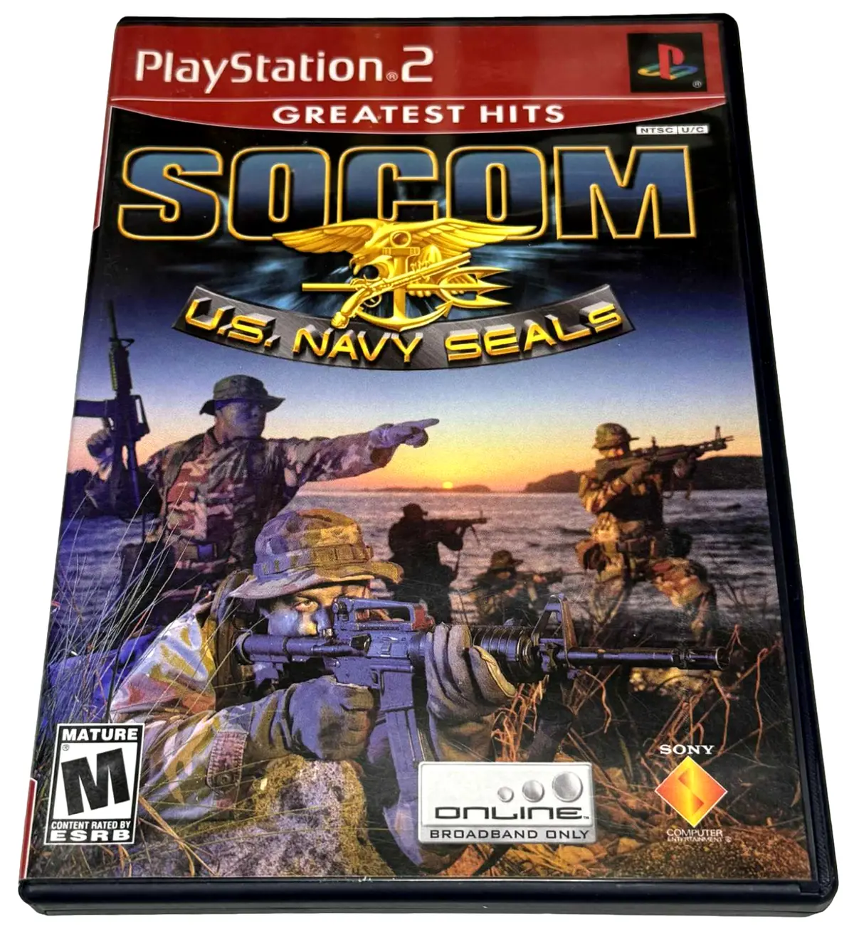 Socom U.S. Navy Seals Ps2 Ntsc Us/Can Playstation 2 Greatest Hits *Complete* (Preowned) 1