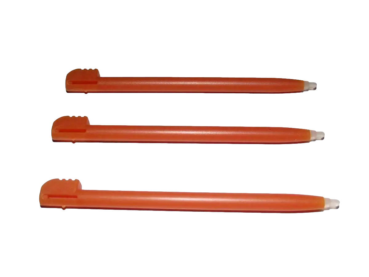3 X Orange Touch Screen Stylus Nintendo Ds Lite 1