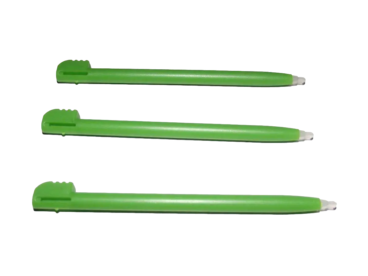 3 X Green Touch Screen Stylus Nintendo Ds Lite 1