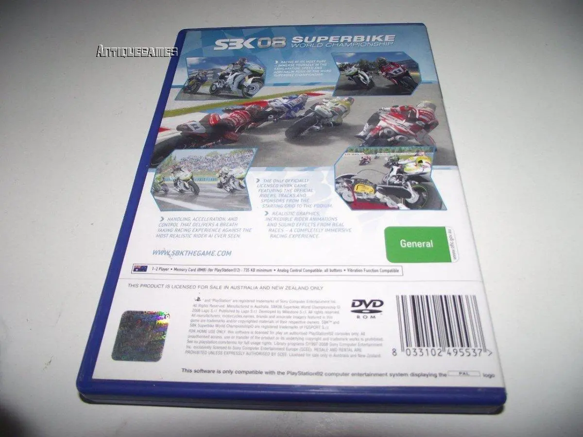 Sbk 08 Superbike World Champion Ps2 Pal *No Manual* (Preowned) 2