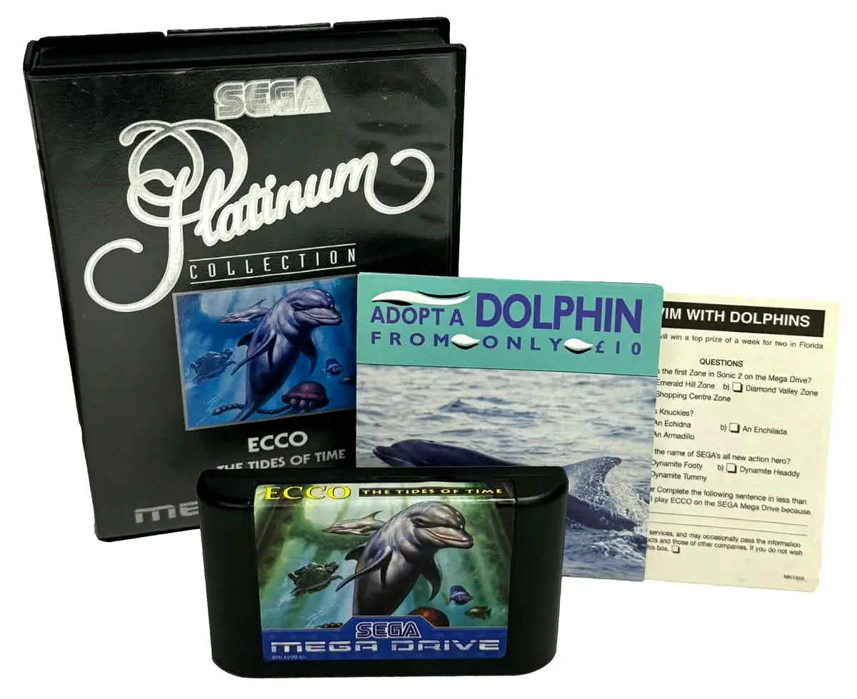 Ecco: The Tides Of Time Sega Mega Drive Pal *No Manual* Platinum (Preowned) 1